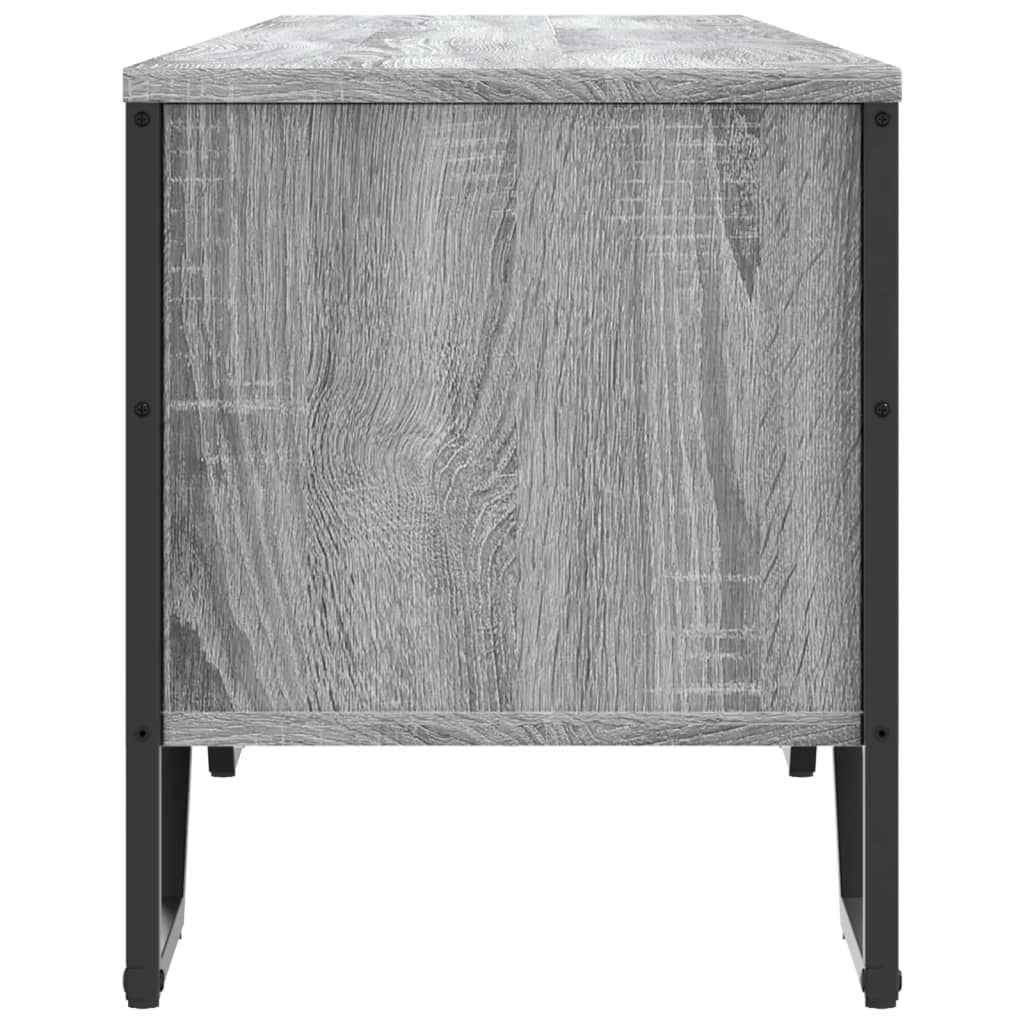 vidaXL Szafka pod TV, szary dąb sonoma, 180x34x41 cm