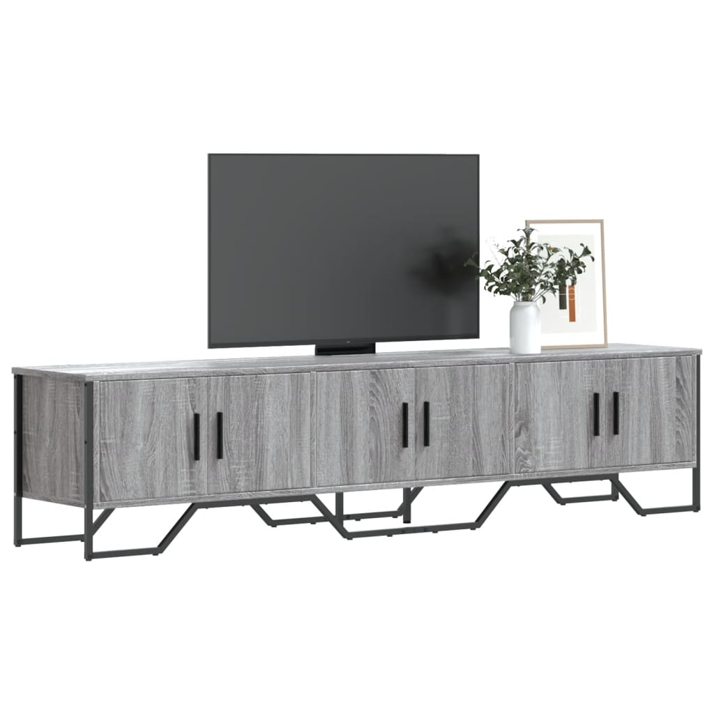 vidaXL Szafka pod TV, szary dąb sonoma, 180x34x41 cm
