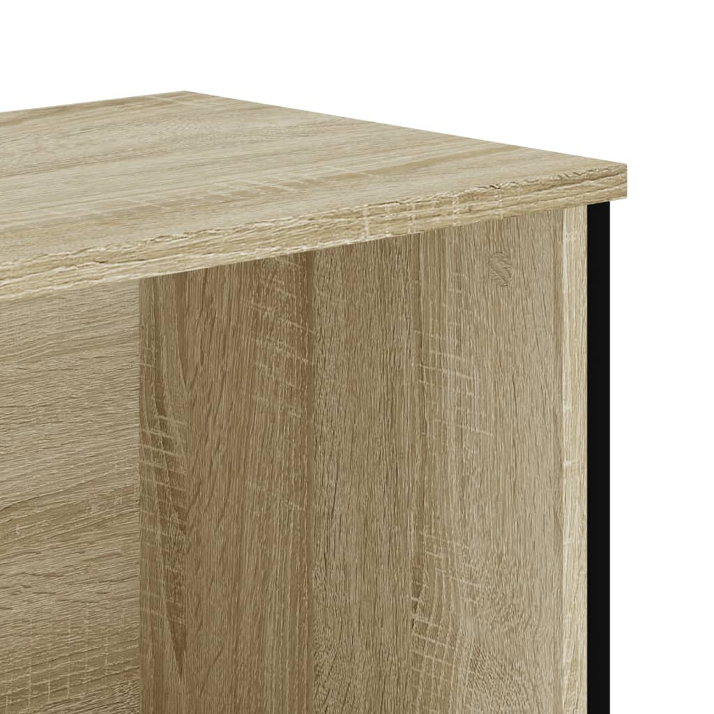 vidaXL Regał na książki, dąb sonoma, 50x31x74,5 cm