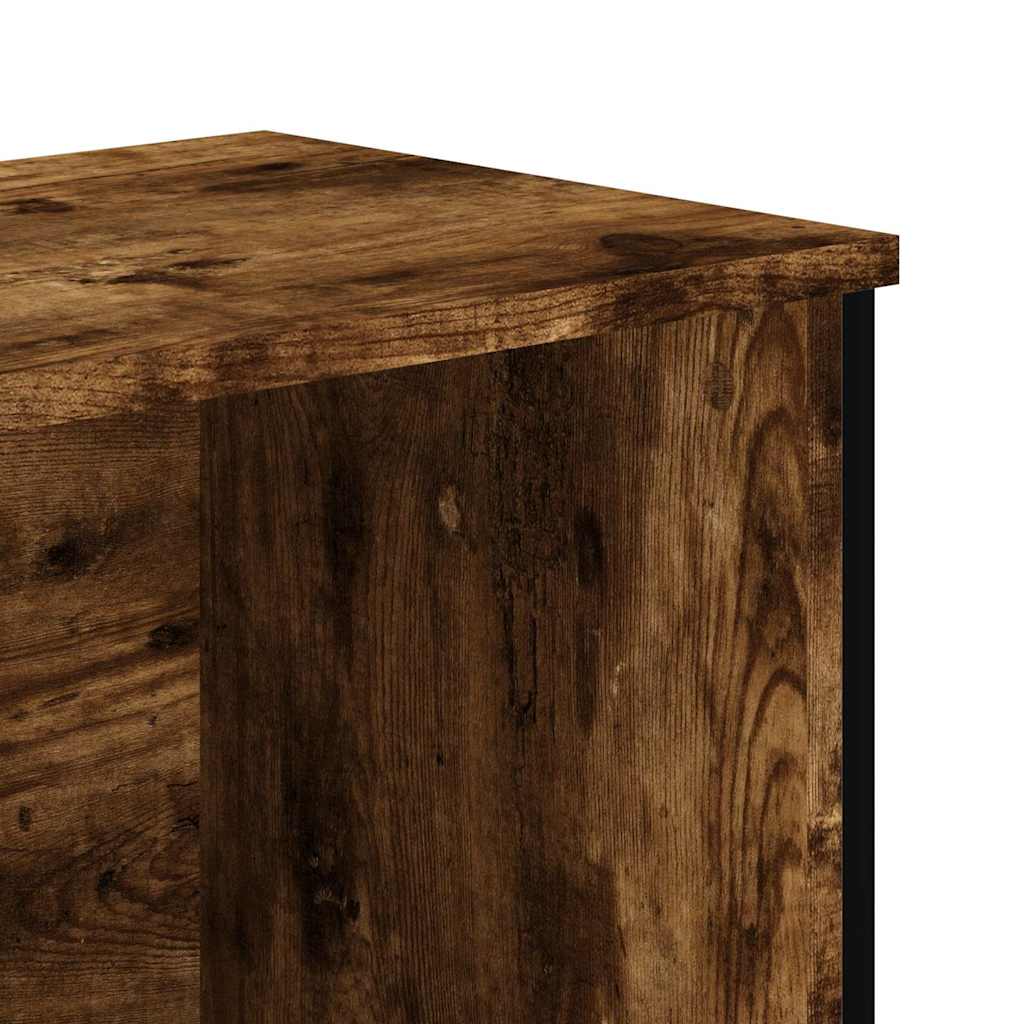 vidaXL Regał, przydymiony dąb, 50x31x74,5 cm, materiał drewnopochodny