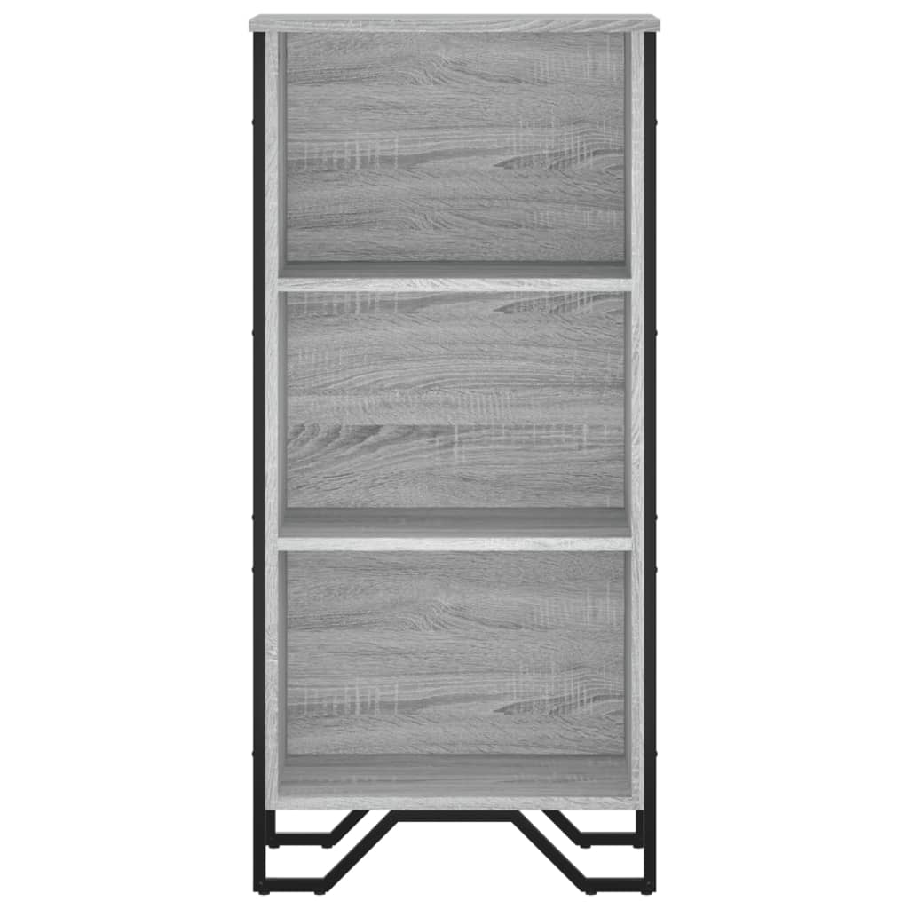 vidaXL Regał, szary dąb sonoma, 50x31x106 cm, materiał drewnopochodny