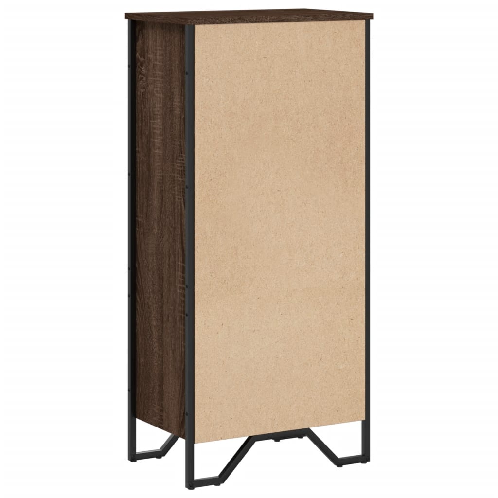 vidaXL Regał, brązowy dąb, 50x31x106 cm, materiał drewnopochodny