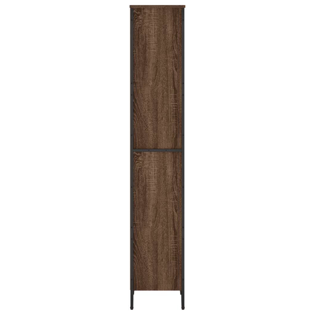 vidaXL Regał, brązowy dąb, 50x31x169 cm, materiał drewnopochodny