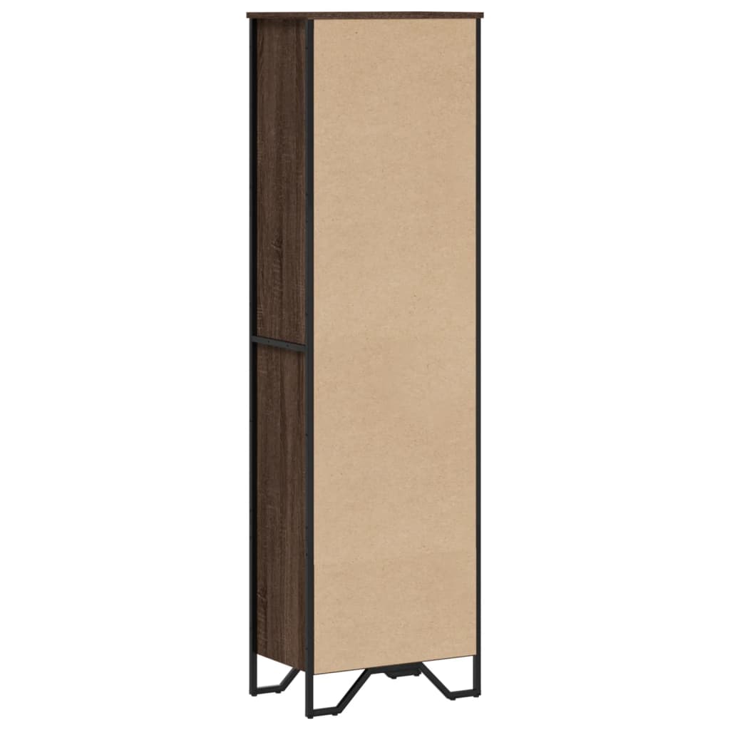 vidaXL Regał, brązowy dąb, 50x31x169 cm, materiał drewnopochodny