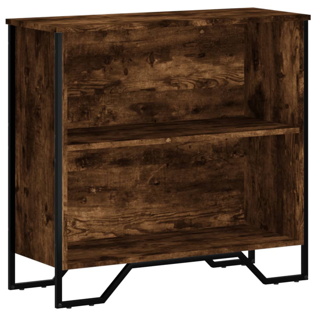 vidaXL Regał, przydymiony dąb, 80x31x74,5 cm, materiał drewnopochodny
