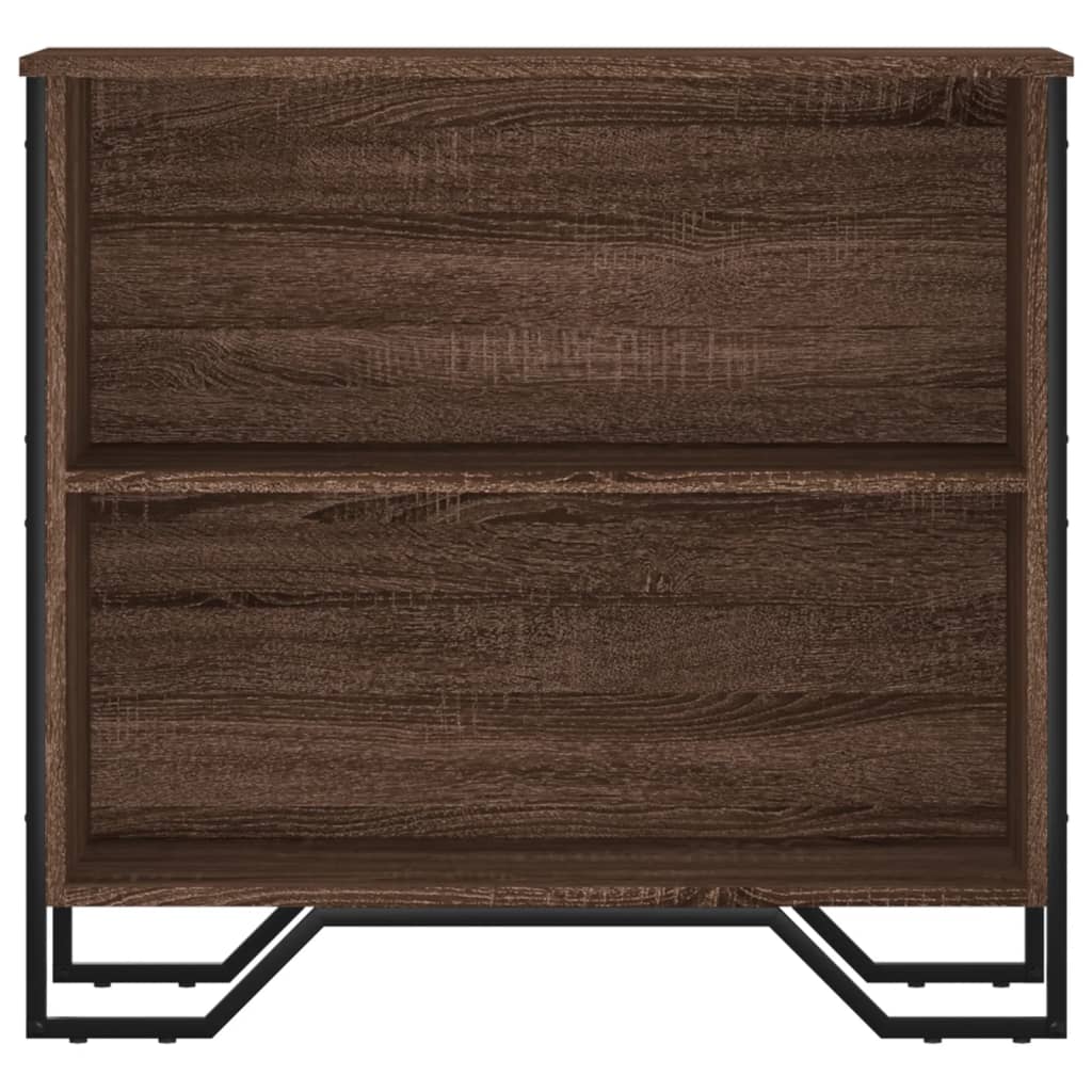 vidaXL Regał, brązowy dąb, 80x31x74,5 cm, materiał drewnopochodny