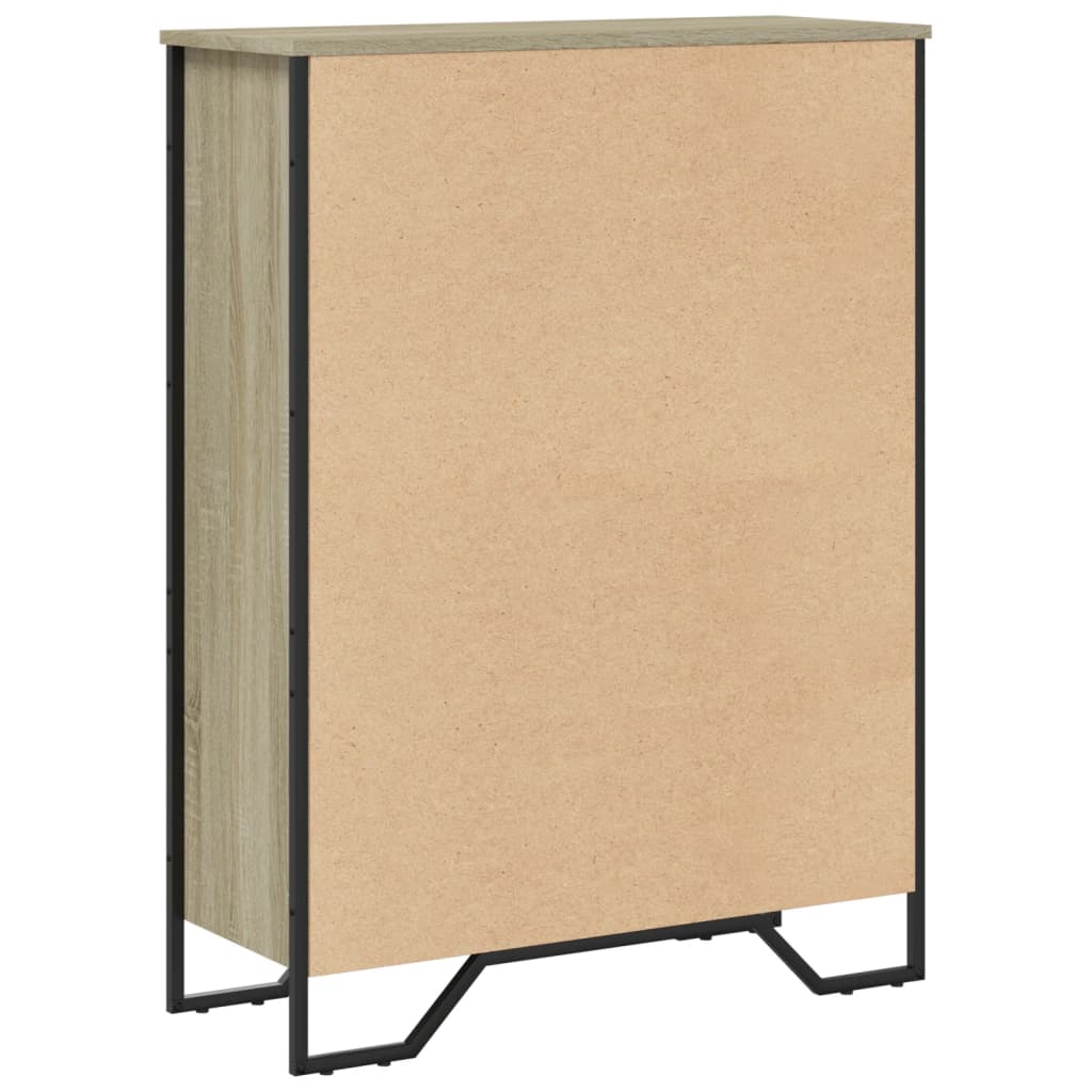vidaXL Regał, dąb sonoma, 80x31x106 cm, materiał drewnopochodny