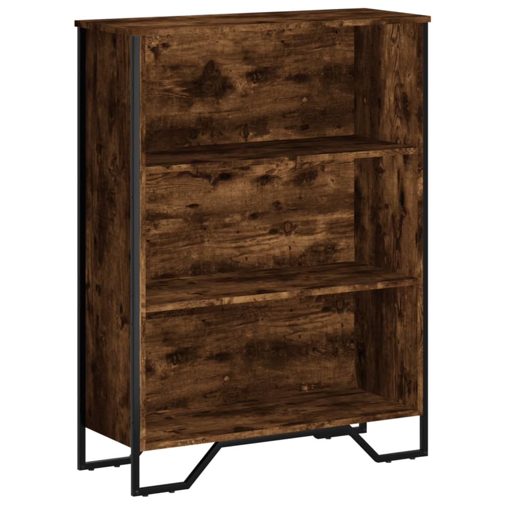 vidaXL Regał, przydymiony dąb, 80x31x106 cm, materiał drewnopochodny