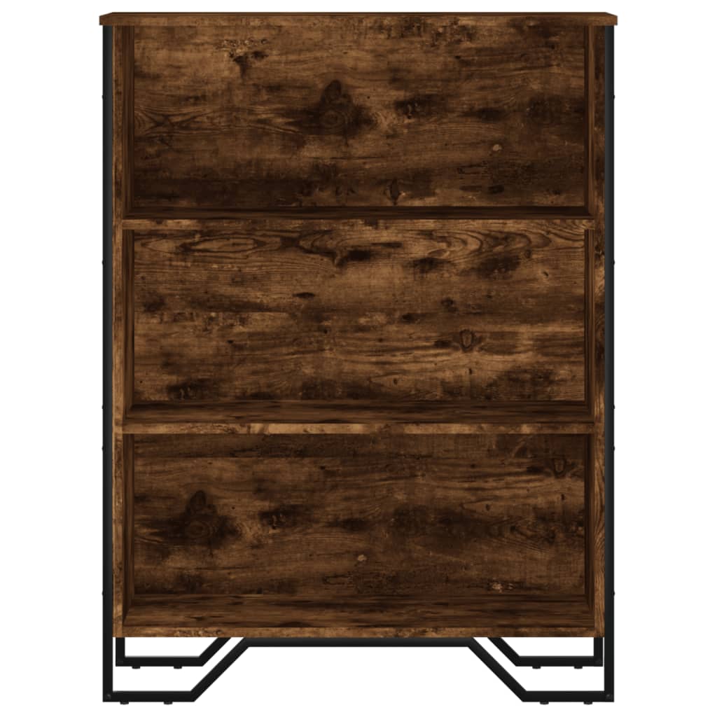 vidaXL Regał, przydymiony dąb, 80x31x106 cm, materiał drewnopochodny