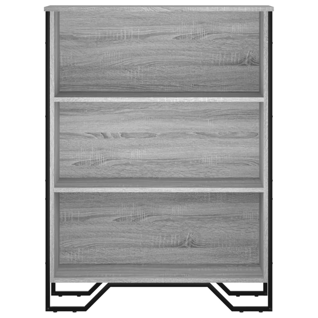 vidaXL Regał, szary dąb sonoma, 80x31x106 cm, materiał drewnopochodny