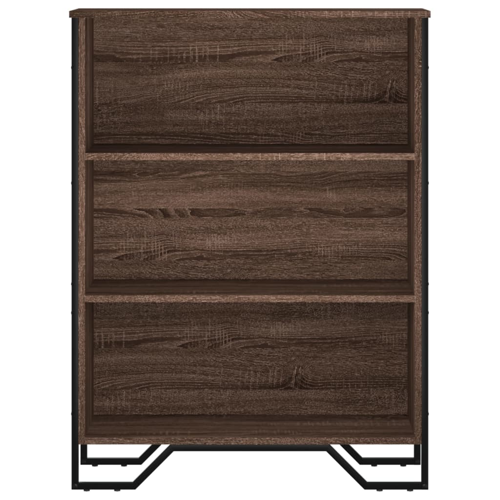 vidaXL Regał, brązowy dąb, 80x31x106 cm, materiał drewnopochodny