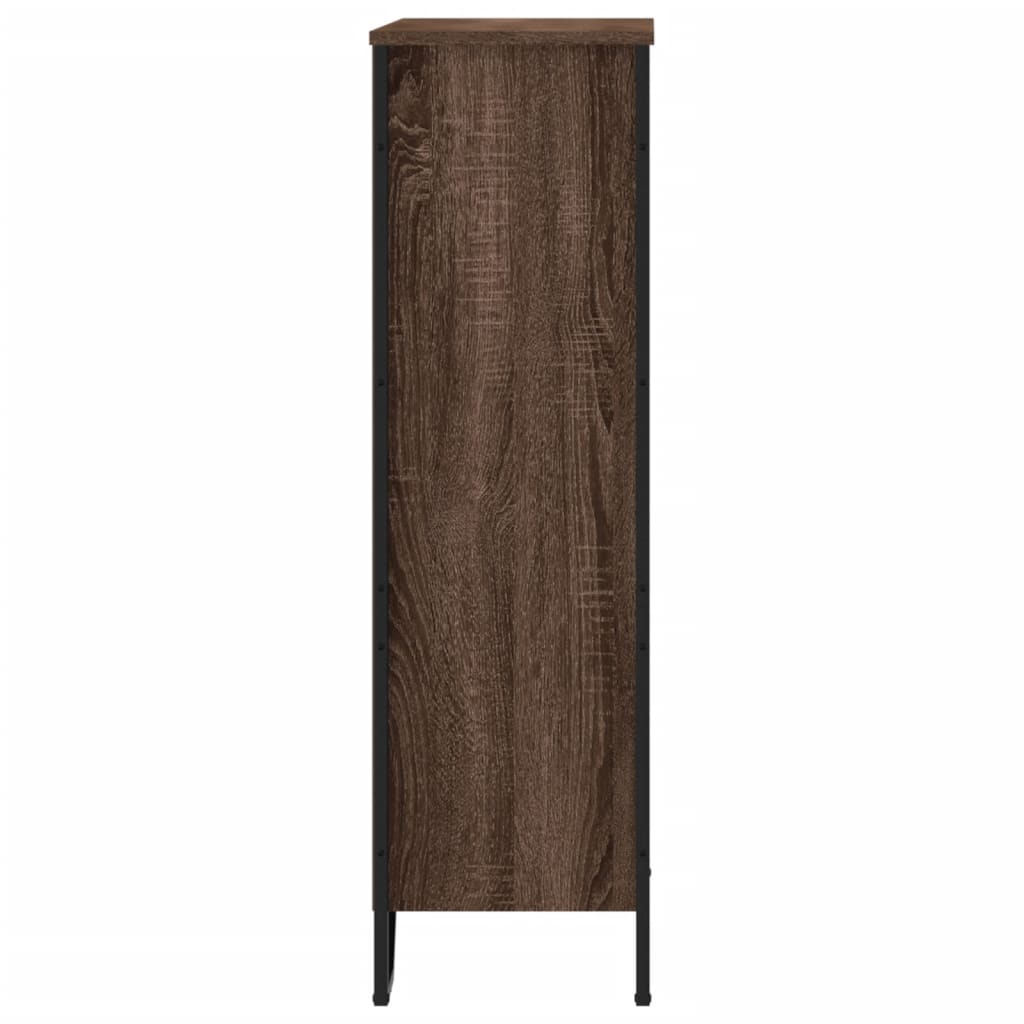 vidaXL Regał, brązowy dąb, 80x31x106 cm, materiał drewnopochodny