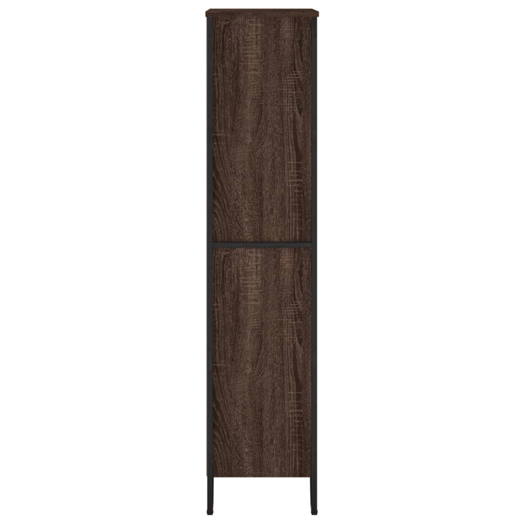 vidaXL Regał, brązowy dąb, 80x31x137,5 cm, materiał drewnopochodny