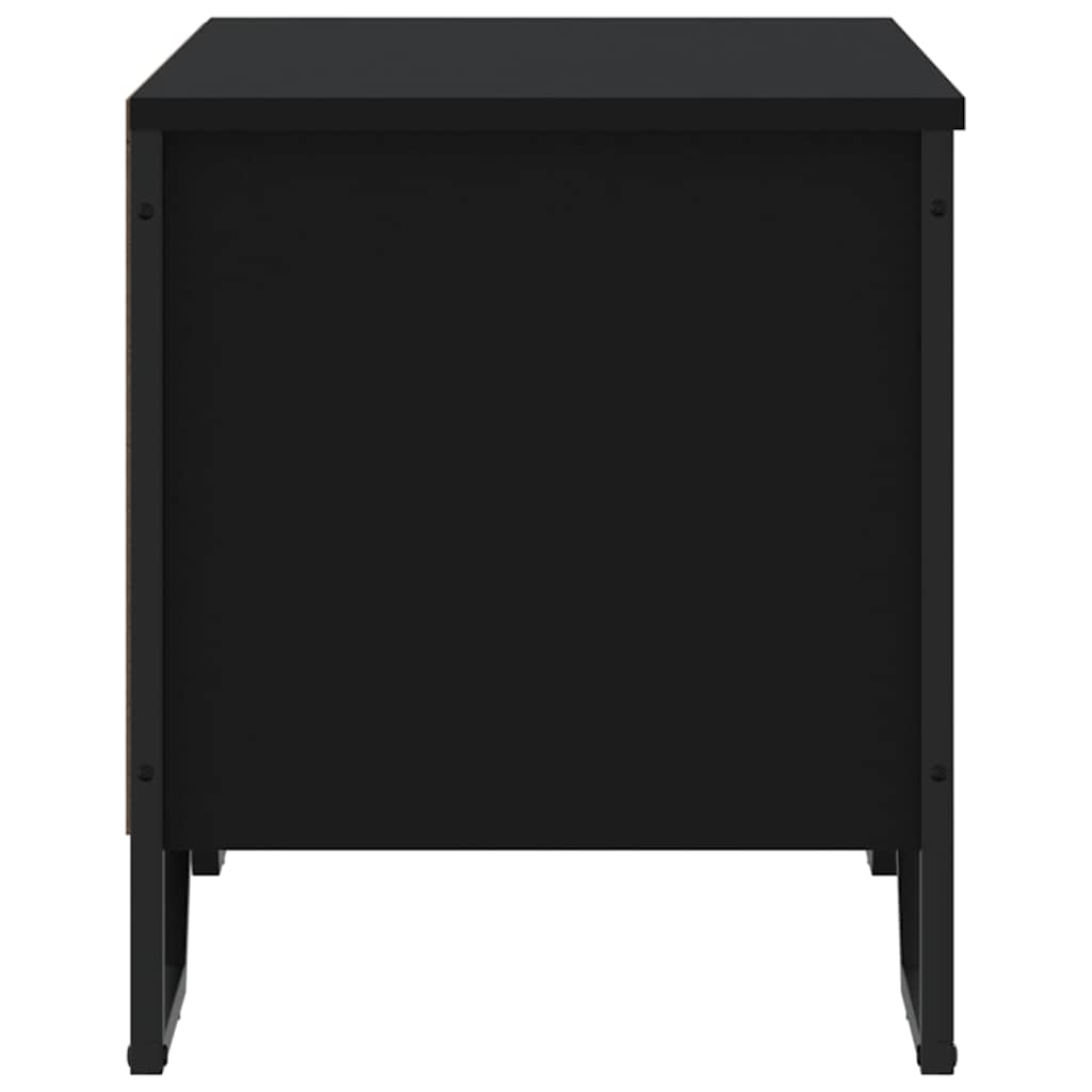vidaXL Szafka na buty, czarna, 90x38x45,5 cm, materiał drewnopochodny