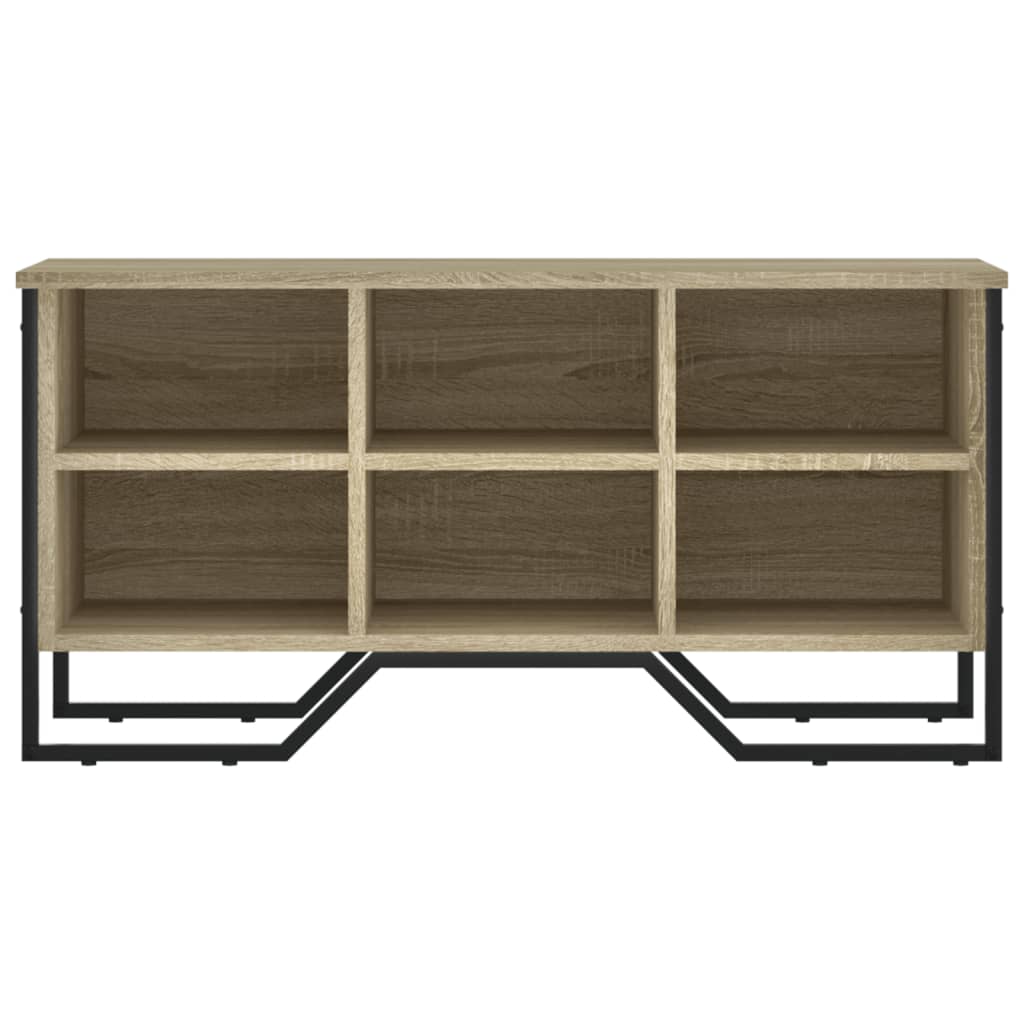 vidaXL Szafka na buty, dąb sonoma, 90x38x45,5 cm