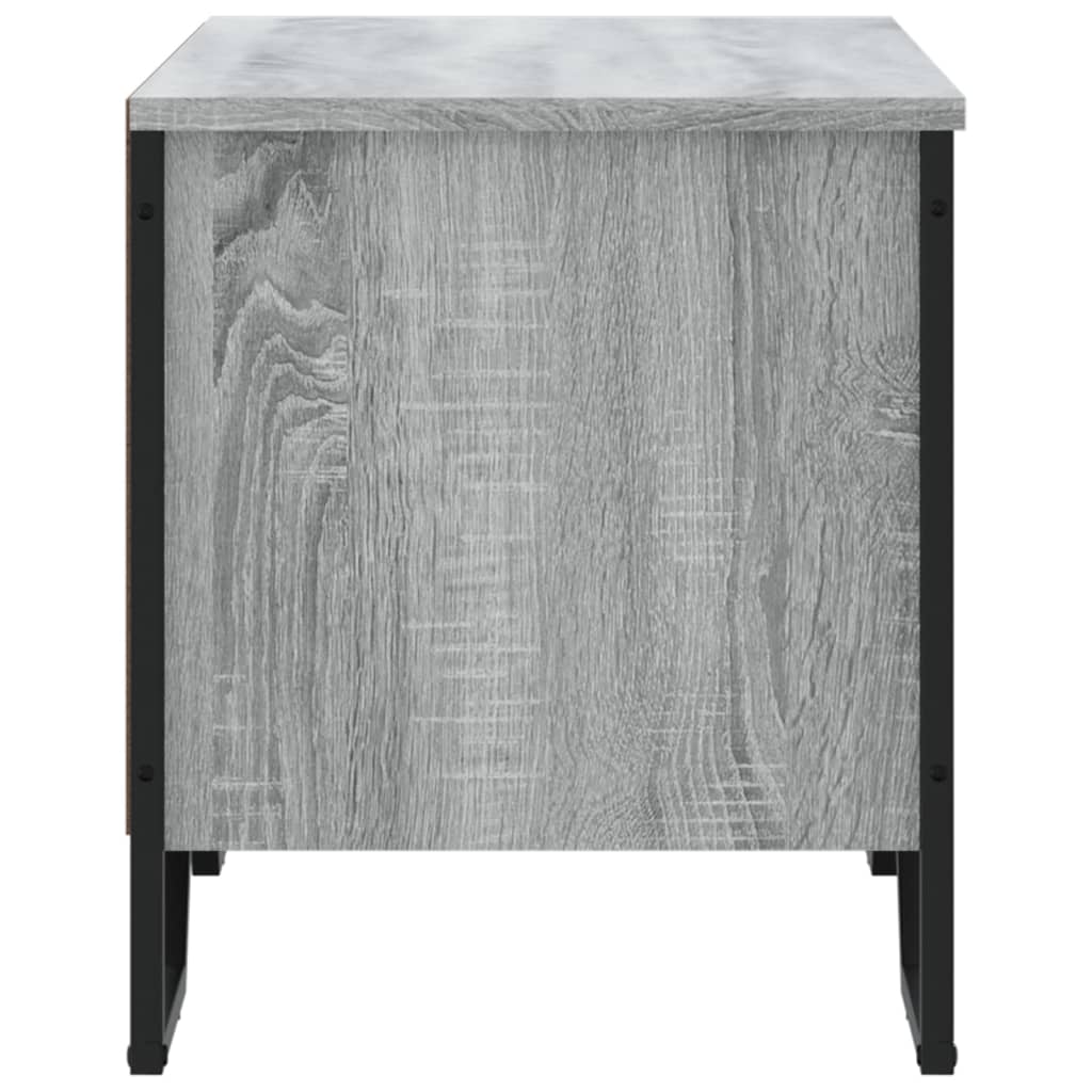 vidaXL Szafka na buty, szary dąb sonoma, 90x38x45,5 cm
