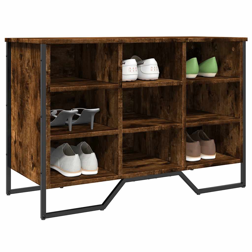 vidaXL Szafka na buty, przydymiony dąb, 90x38x61,5 cm
