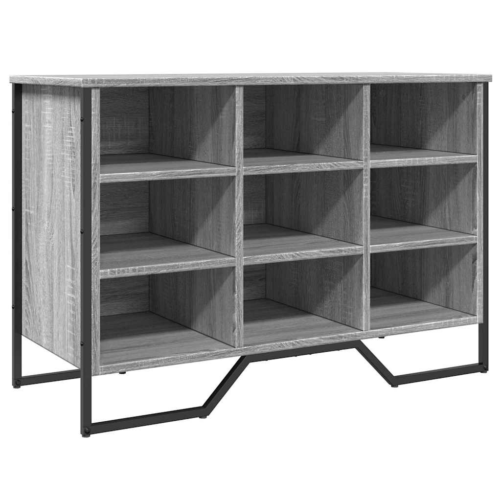 vidaXL Szafka na buty, szary dąb sonoma, 90x38x61,5 cm