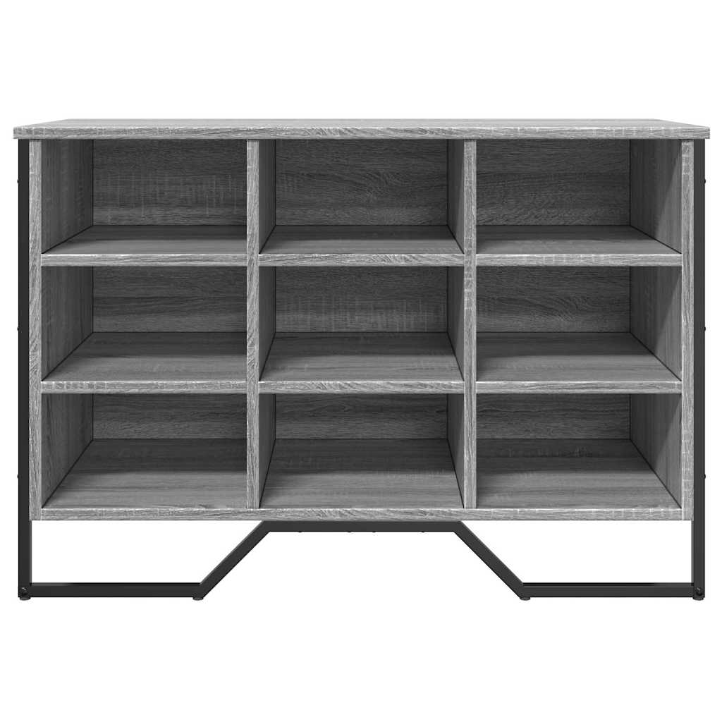 vidaXL Szafka na buty, szary dąb sonoma, 90x38x61,5 cm