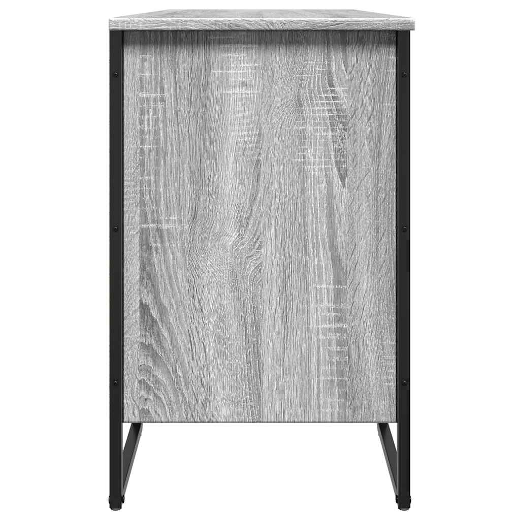 vidaXL Szafka na buty, szary dąb sonoma, 90x38x61,5 cm