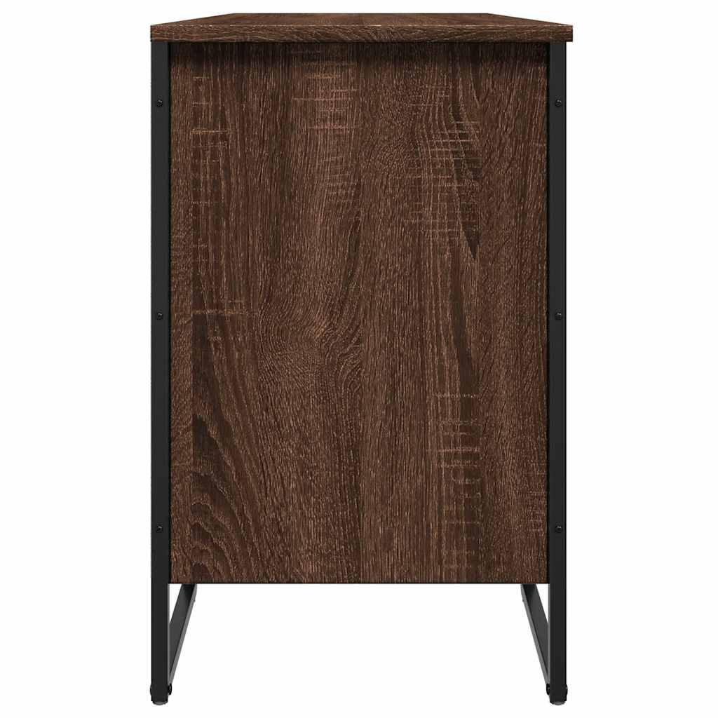 vidaXL Szafka na buty, brązowy dąb, 90x38x61,5 cm