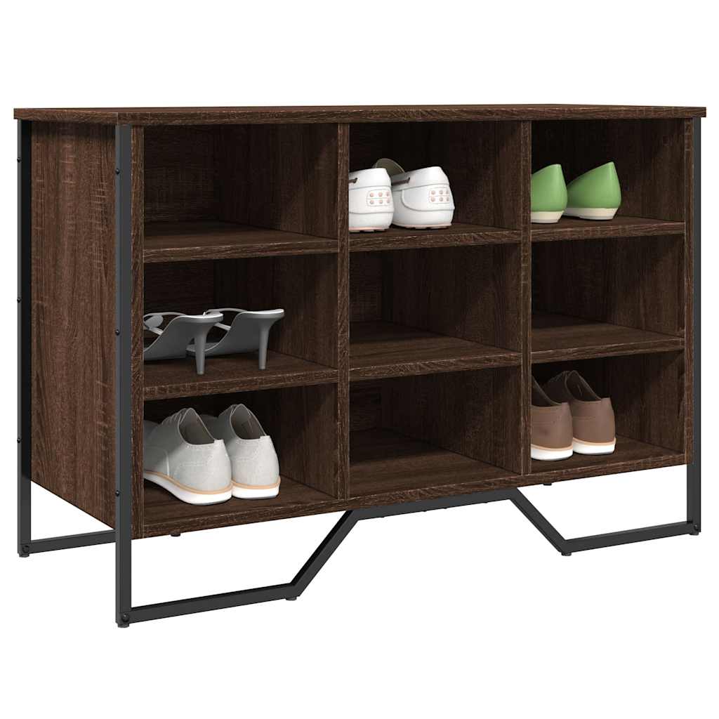 vidaXL Szafka na buty, brązowy dąb, 90x38x61,5 cm