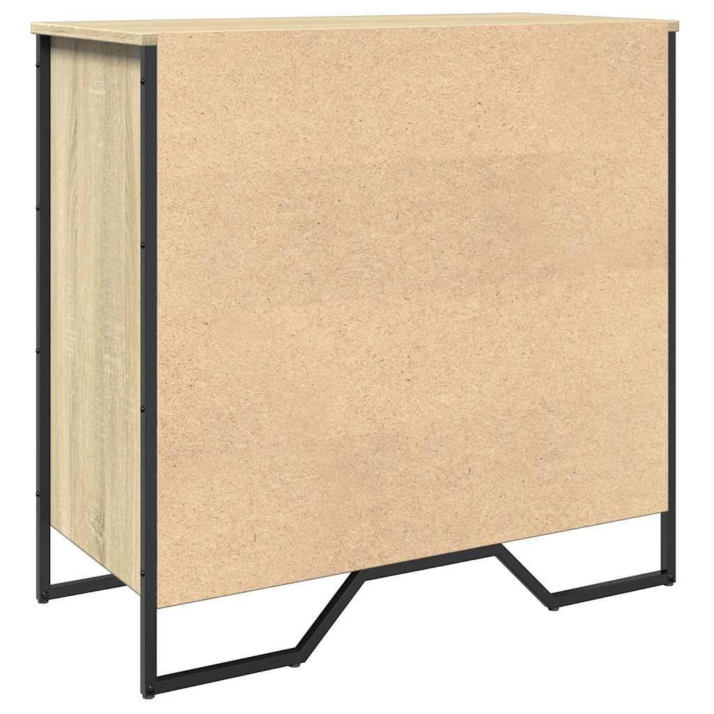 vidaXL Szafka na buty, dąb sonoma, 80x38x78cm, materiał drewnopochodny