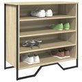 vidaXL Szafka na buty, dąb sonoma, 80x38x78cm, materiał drewnopochodny