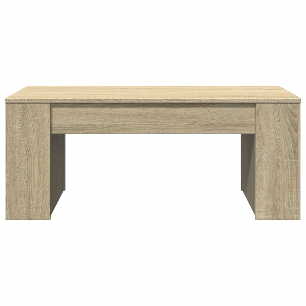 vidaXL Stolik kawowy, dąb sonoma, 102x55x42, materiał drewnopochodny