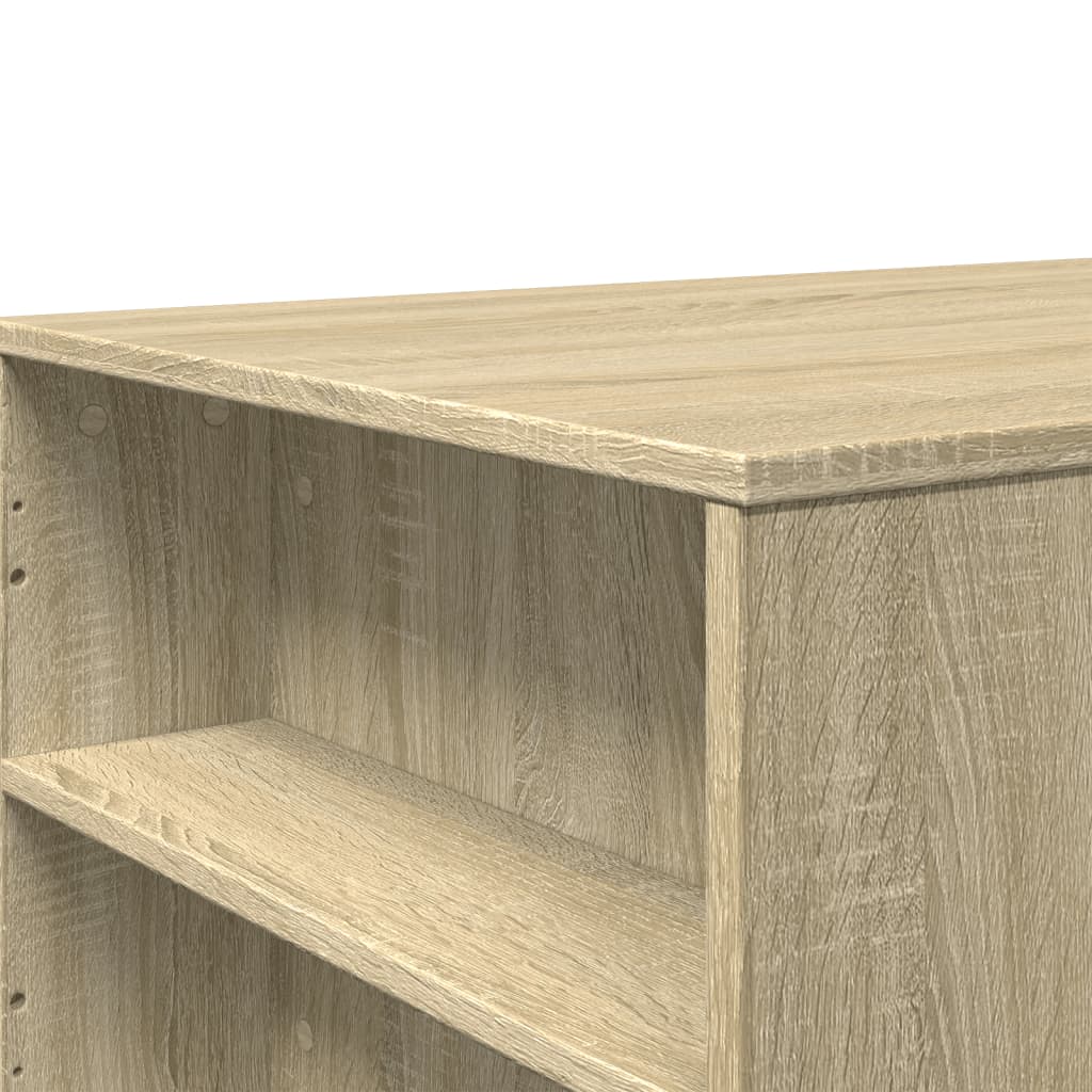 vidaXL Stolik kawowy, dąb sonoma, 102x55x42, materiał drewnopochodny