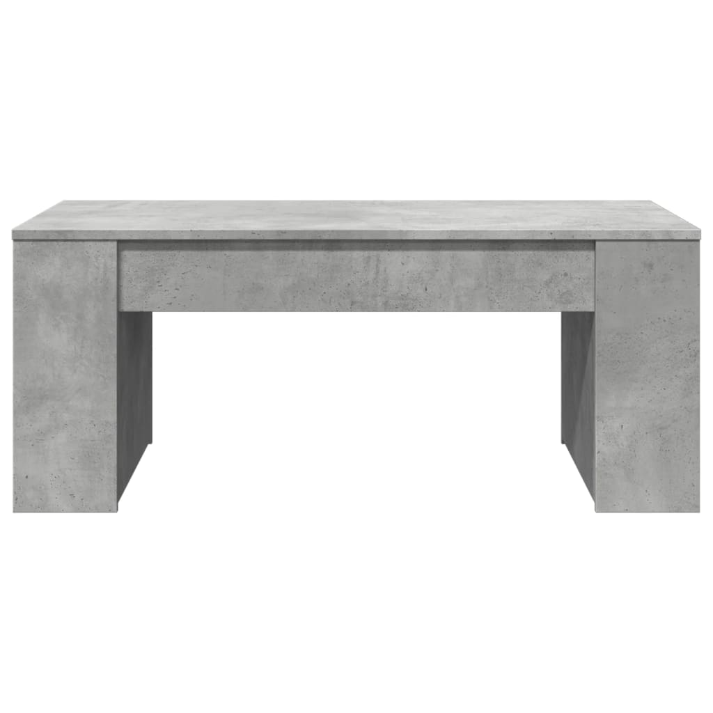 vidaXL Stolik kawowy, szarość betonu, 102x55x42 cm