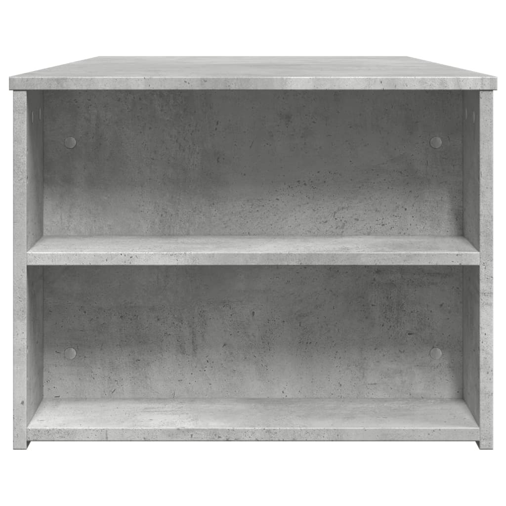 vidaXL Stolik kawowy, szarość betonu, 102x55x42 cm