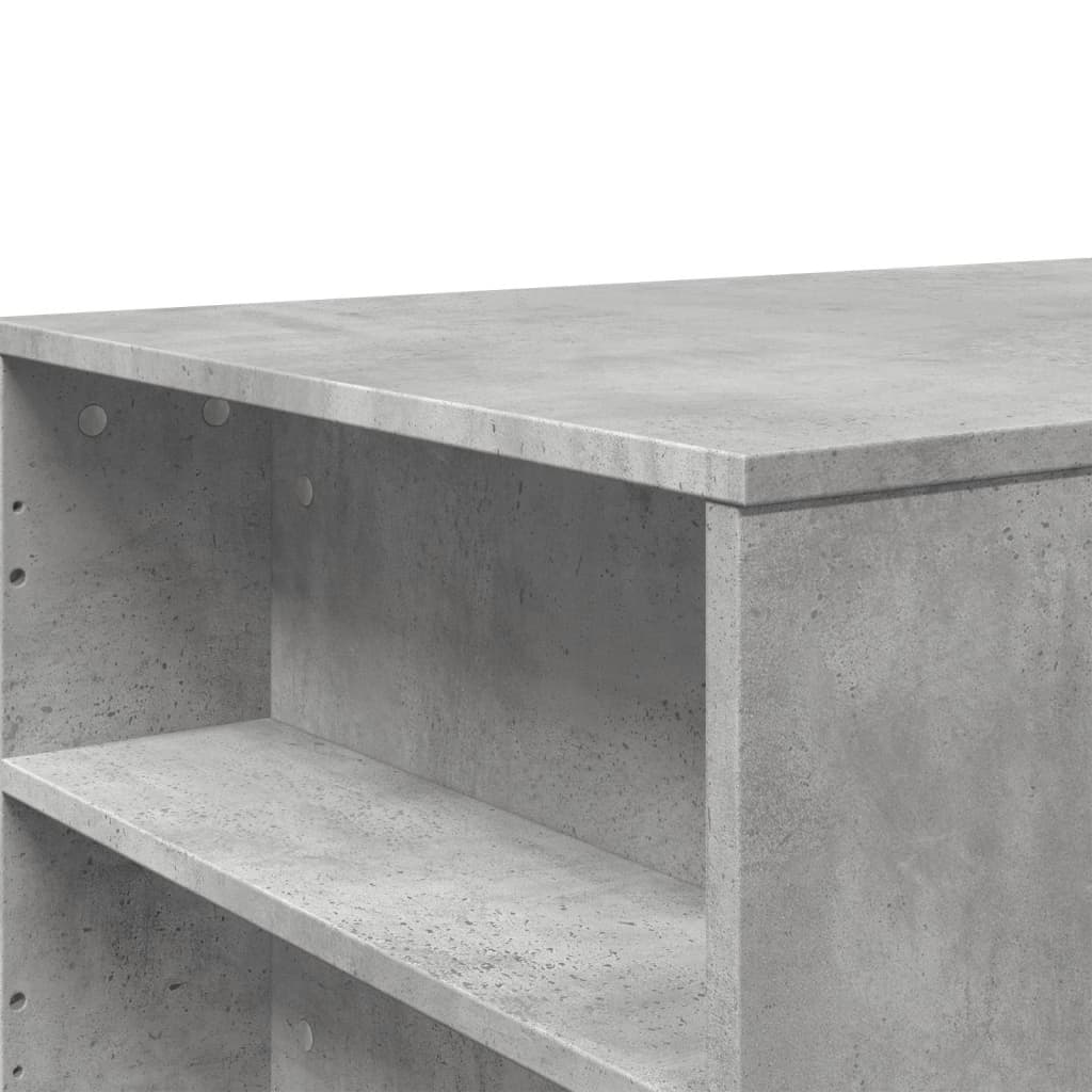 vidaXL Stolik kawowy, szarość betonu, 102x55x42 cm