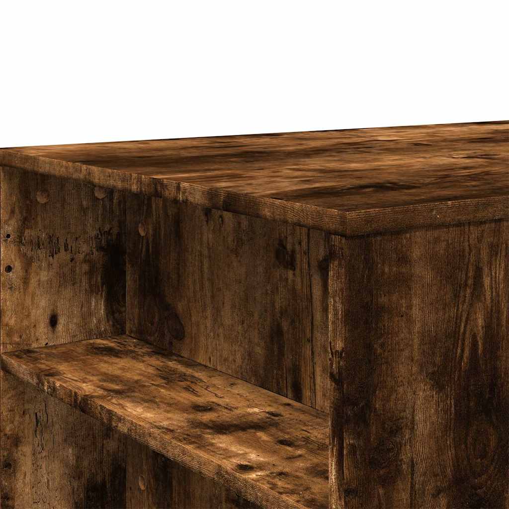 vidaXL Stolik kawowy, przydymiony dąb, 102x55x42 cm