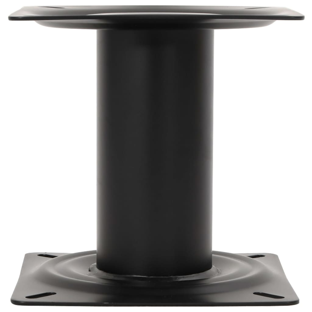 vidaXL Podstawa fotela do łodzi, 18 cm, czarna, stalowa