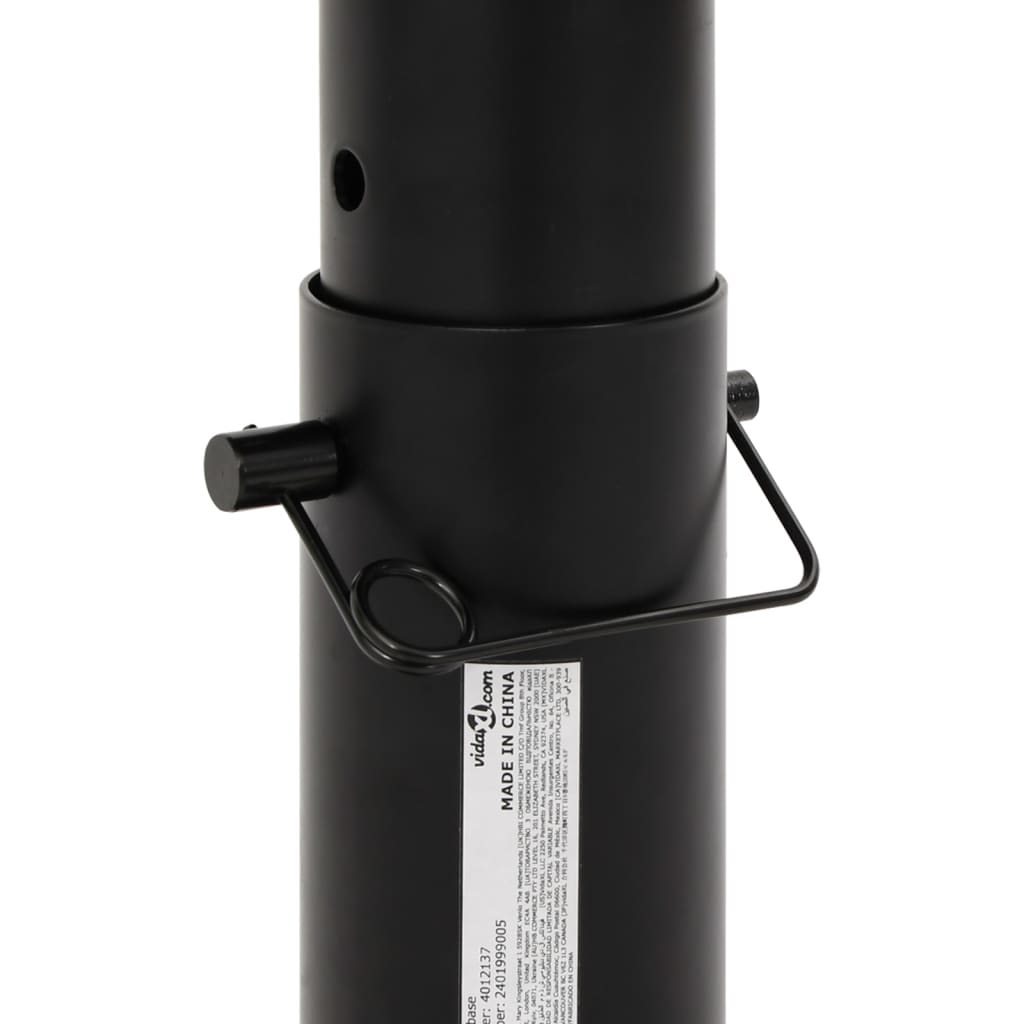 vidaXL Podstawa fotela do łodzi, regulowana, 28-45,5 cm, stalowa