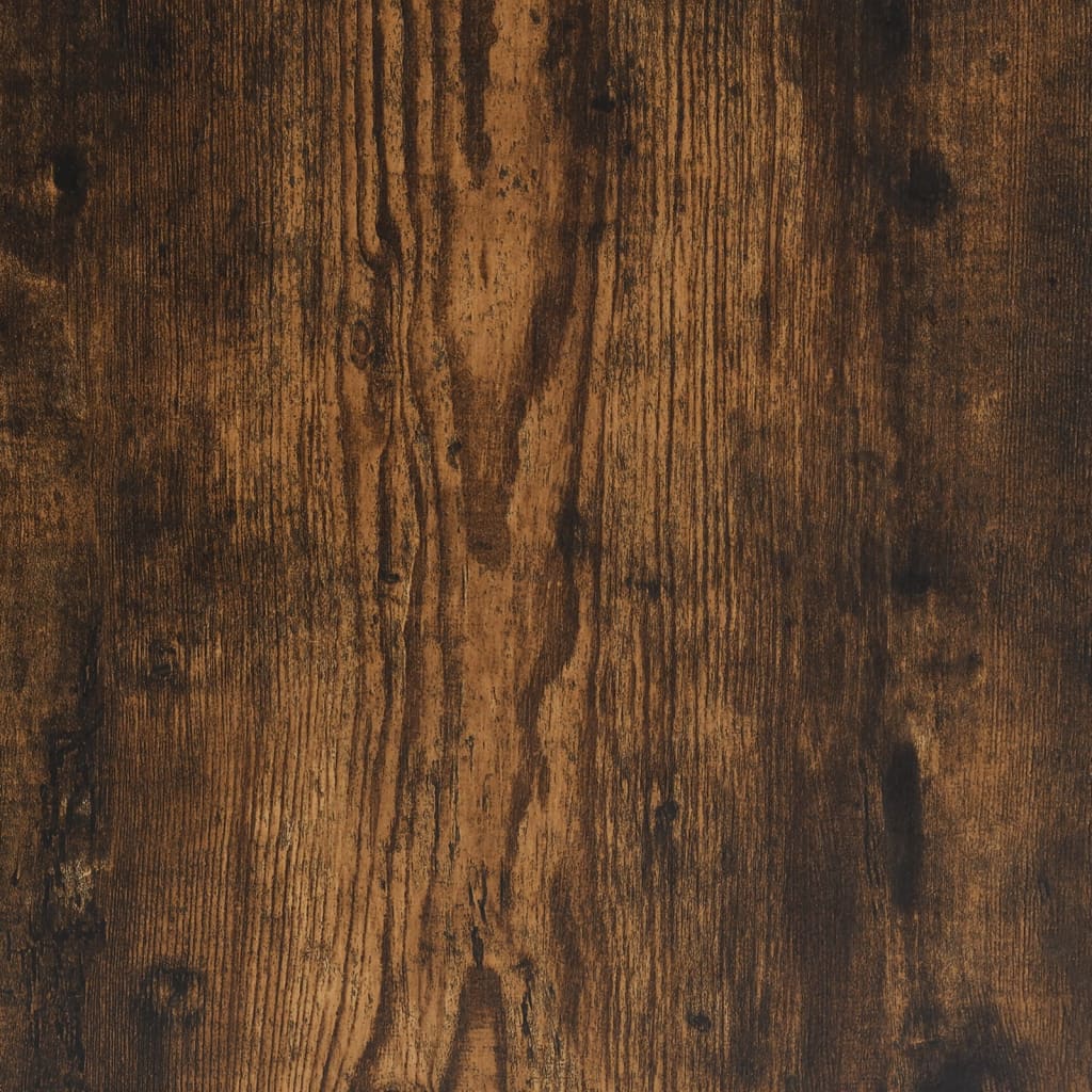 vidaXL Witryna, przydymiony dąb, 60x8,5x58 cm, materiał drewnopochodny
