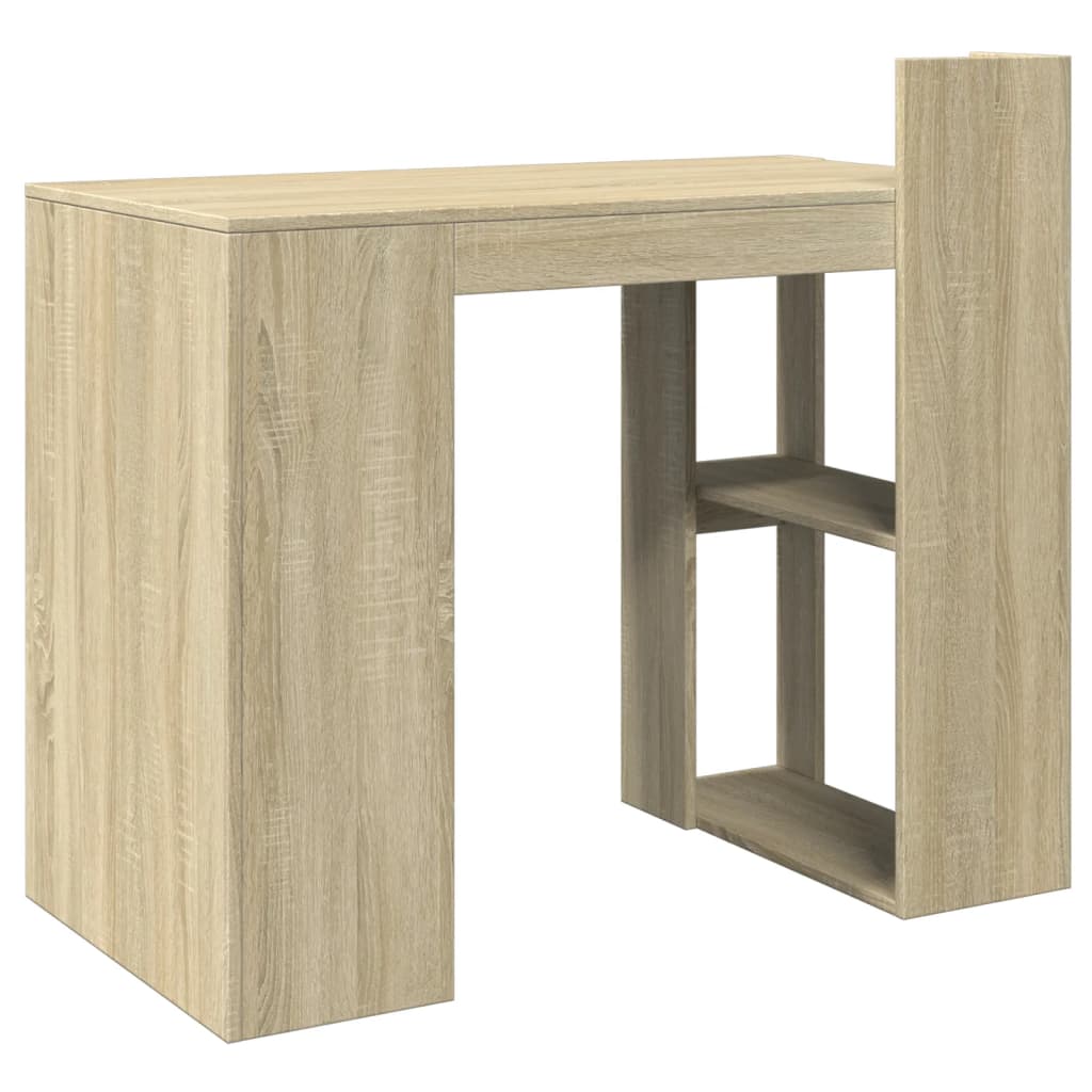 vidaXL Biurko, dąb sonoma, 103,5x56,5x94 cm, materiał drewnopochodny