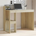 vidaXL Biurko, dąb sonoma, 103,5x56,5x94 cm, materiał drewnopochodny