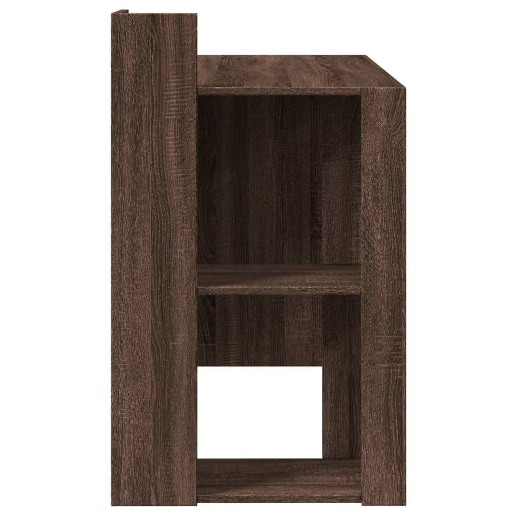 vidaXL Biurko, brązowy dąb, 103,5x56,5x94 cm, materiał drewnopochodny
