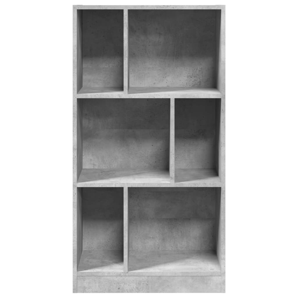 vidaXL Regał, szarość betonu, 57x28,5x107,5cm, materiał drewnopochodny