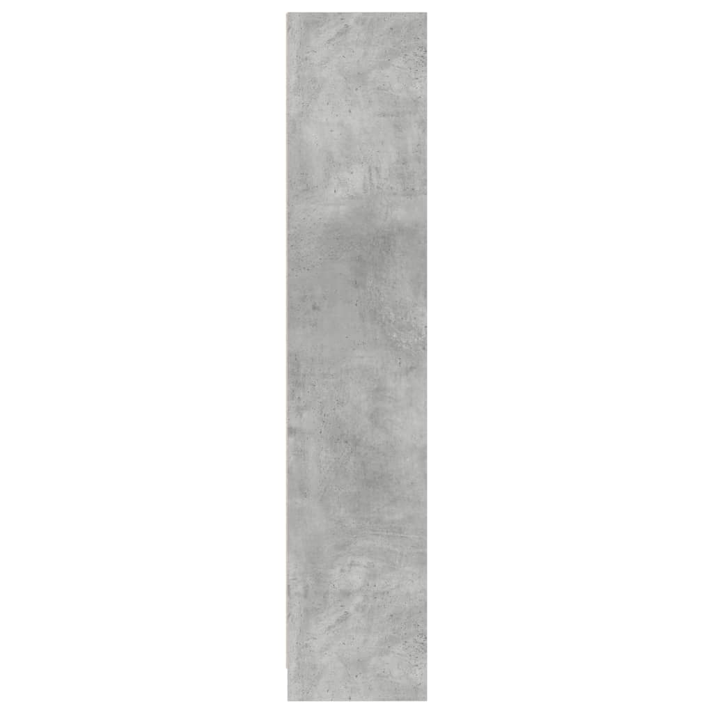 vidaXL Regał, szarość betonu, 57x28,5x107,5cm, materiał drewnopochodny
