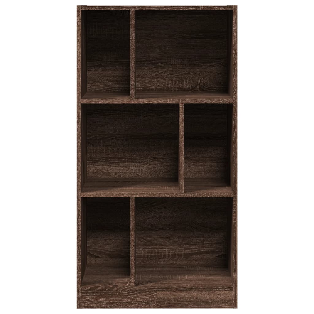 vidaXL Regał, brązowy dąb, 57x28,5x107,5 cm, materiał drewnopochodny