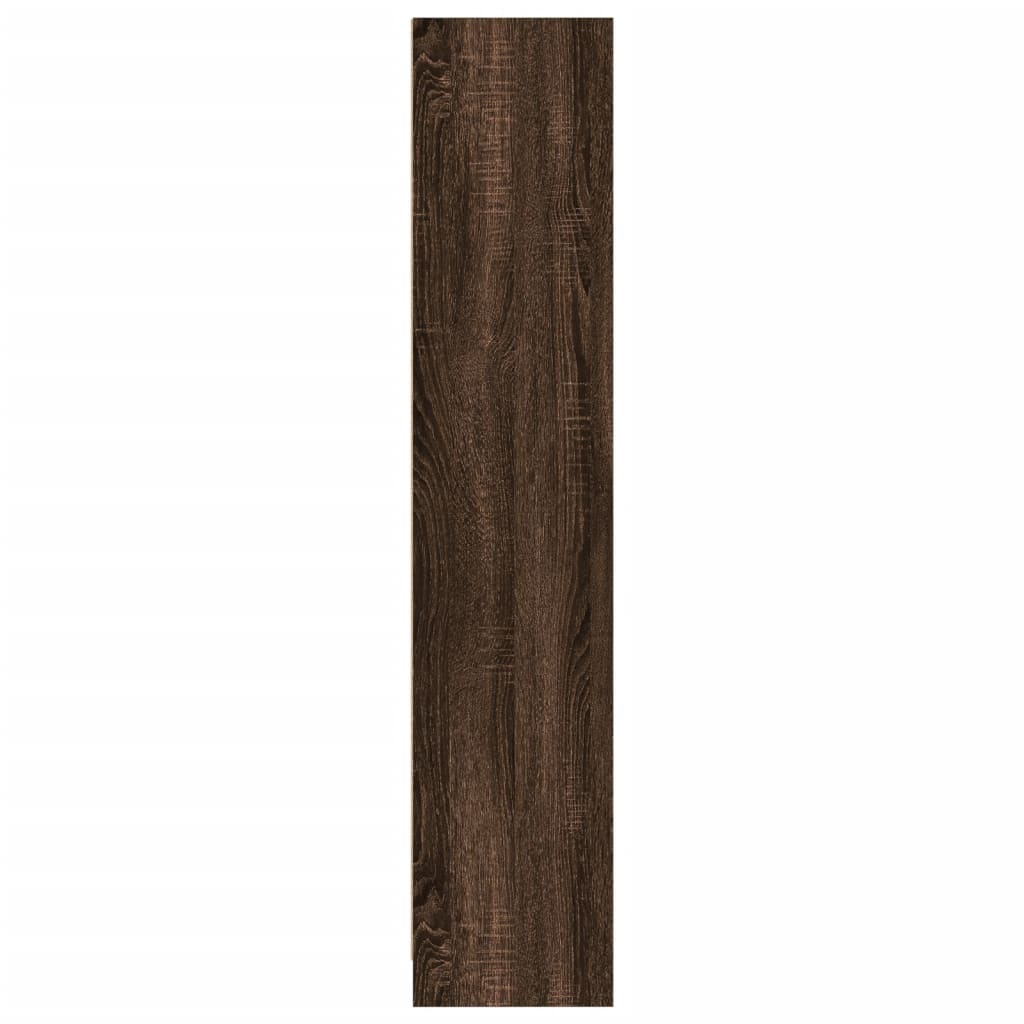 vidaXL Regał, brązowy dąb, 57x28,5x107,5 cm, materiał drewnopochodny