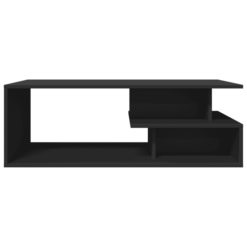 vidaXL Stolik kawowy, czarny, 102x55x35 cm, materiał drewnopochodny