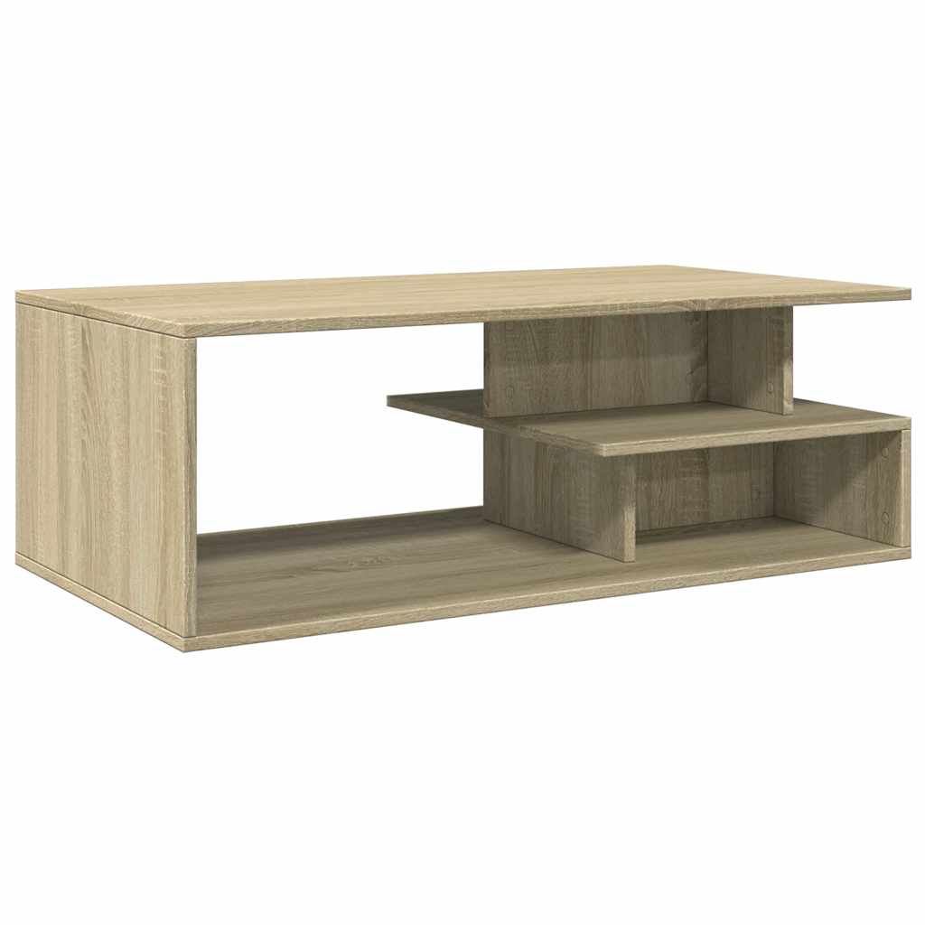 vidaXL Stolik kawowy, dąb sonoma 102x55x35 cm materiał drewnopochodny