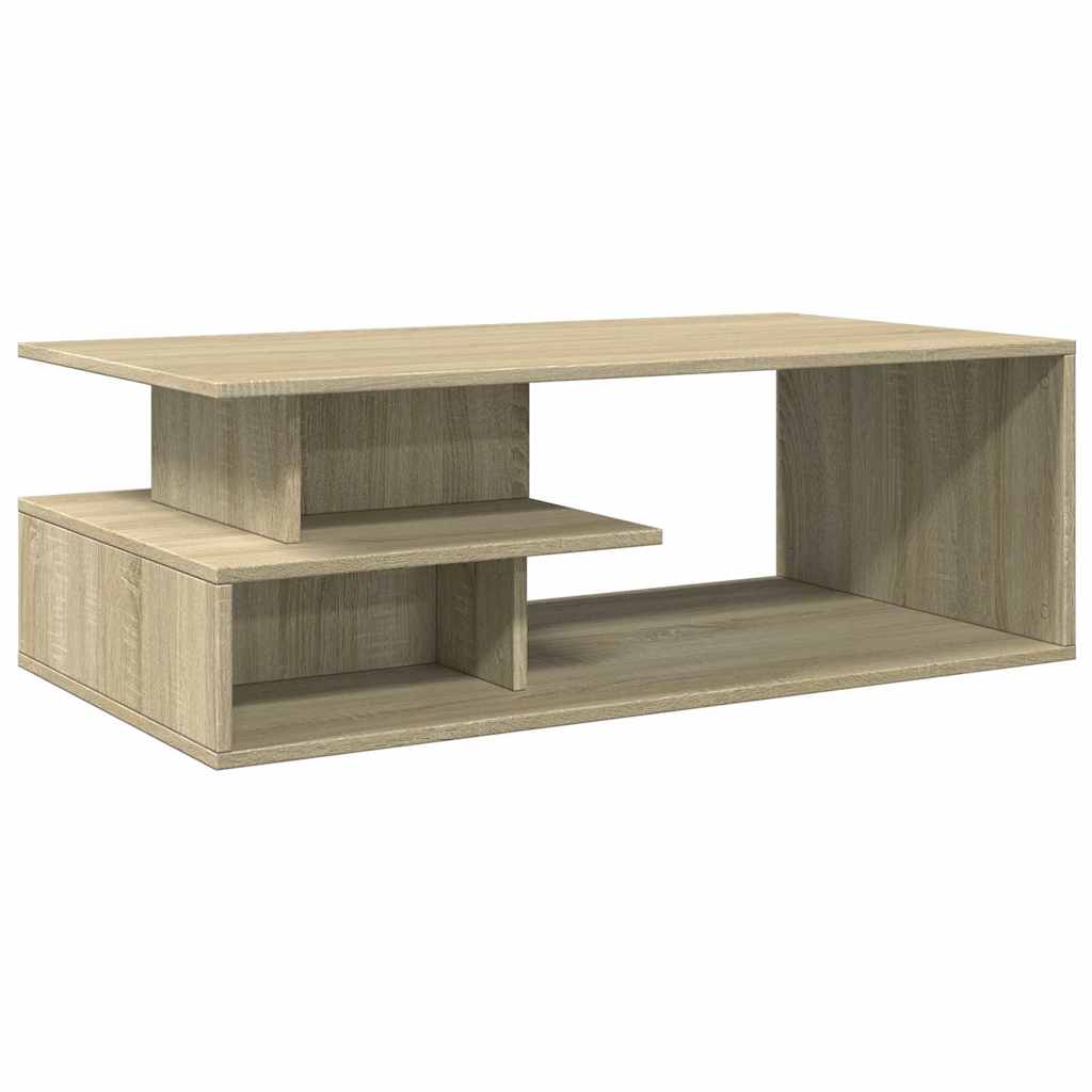 vidaXL Stolik kawowy, dąb sonoma 102x55x35 cm materiał drewnopochodny