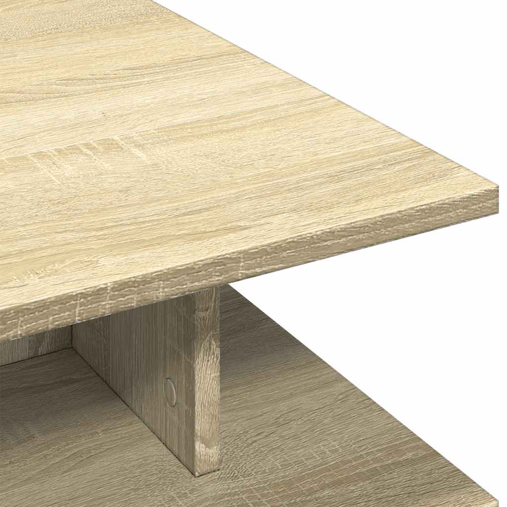 vidaXL Stolik kawowy, dąb sonoma 102x55x35 cm materiał drewnopochodny