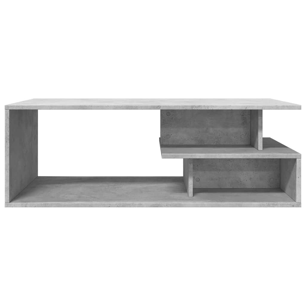 vidaXL Stolik kawowy, szarość betonu, 102x55x35 cm