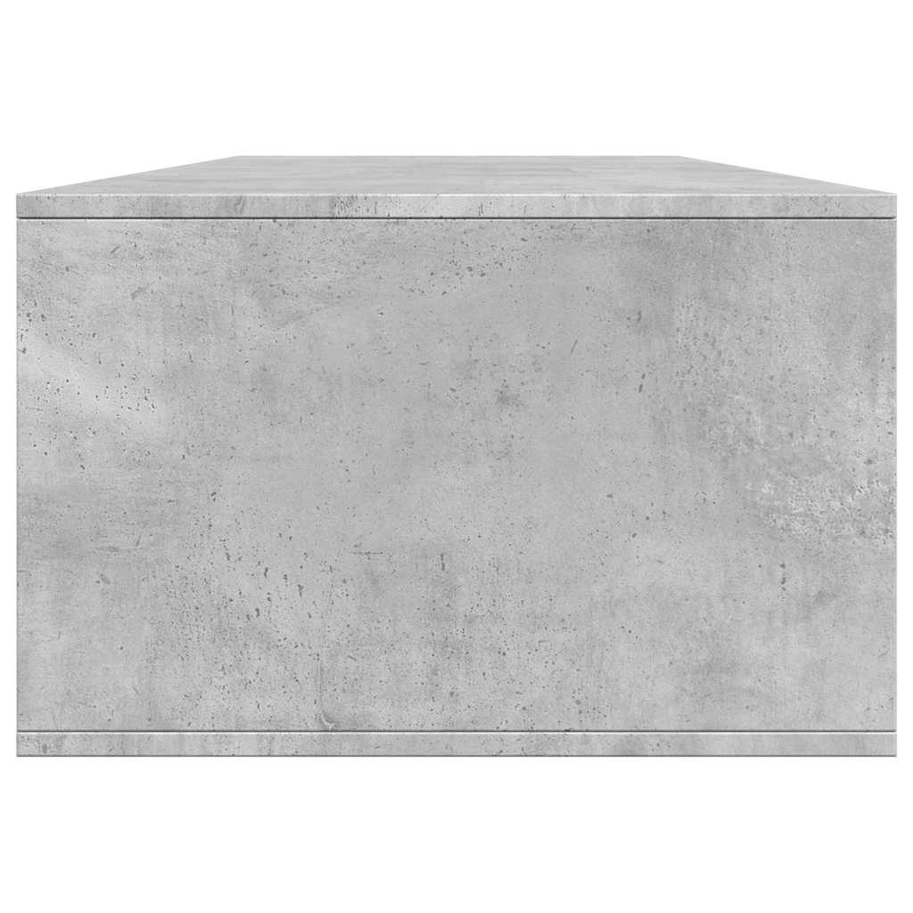 vidaXL Stolik kawowy, szarość betonu, 102x55x35 cm